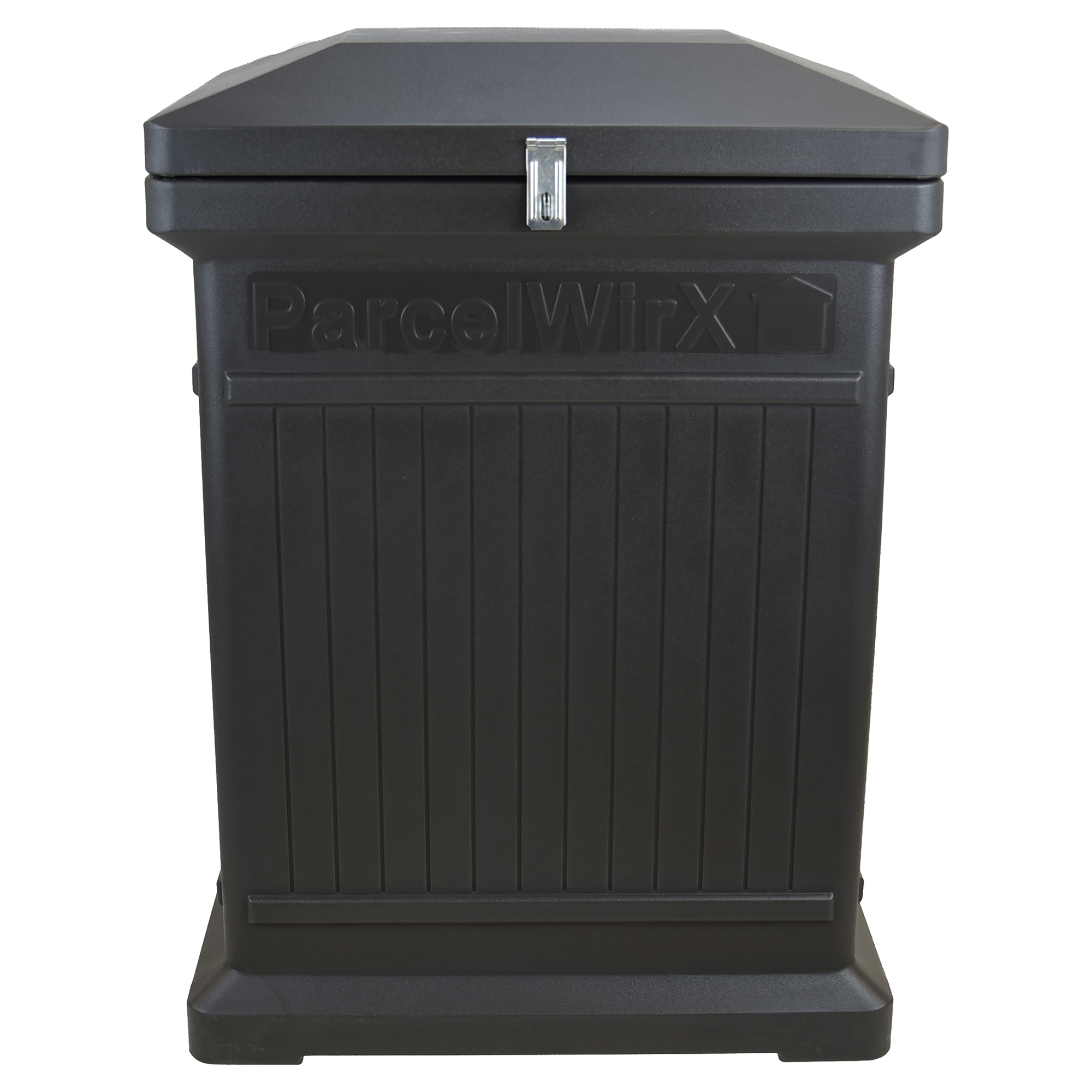 ParcelWirx Premium Vertical Delivery Drop Box, Graphite Finish, 18in.W x 24in.D x 33 1/2in.H, Model# 5502-00400A-79-81